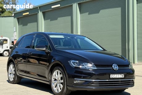Black 2019 Volkswagen Golf Hatchback 110 Tsi Highline