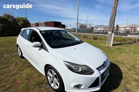 White 2013 Ford Focus Hatchback Sport