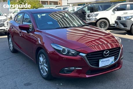Red 2018 Mazda 3 Sedan Touring