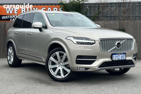 Beige 2018 Volvo XC90 Wagon D5 Inscription