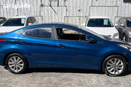 Blue 2015 Hyundai Elantra Sedan Trophy