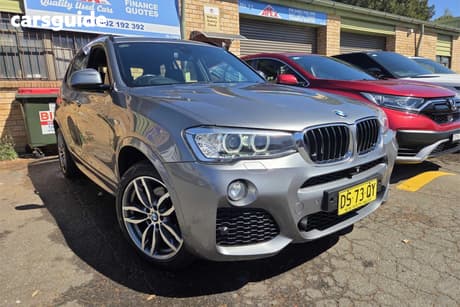 Grey 2017 BMW X3 Wagon Xdrive 20D