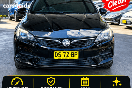 Black 2020 Holden Astra Hatchback Rs