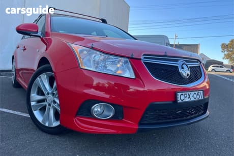 Red 2013 Holden Cruze Sedan Sri V