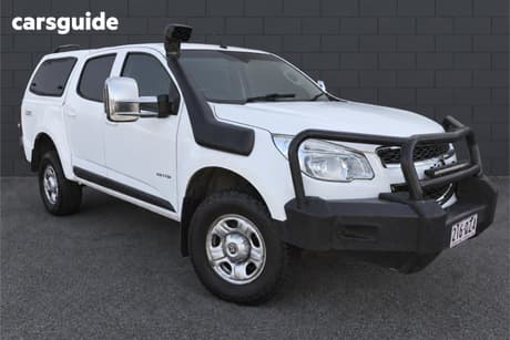 White 2013 Holden Colorado Crew Cab Pickup Lx (4X4)