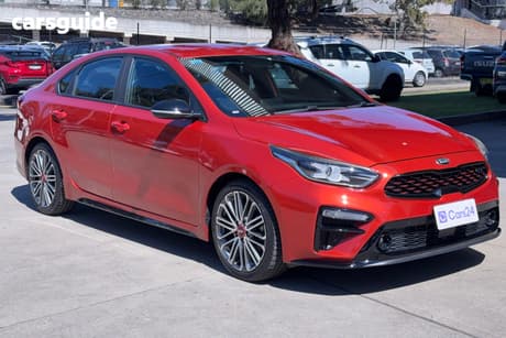 Orange 2019 Kia Cerato Sedan Gt (Turbo)