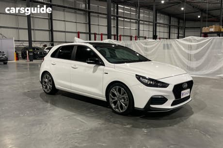 White 2023 Hyundai I30 Hatchback N Line Premium