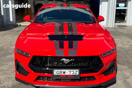 Red 2025 Ford Mustang Fastback Gt 5.0 V8