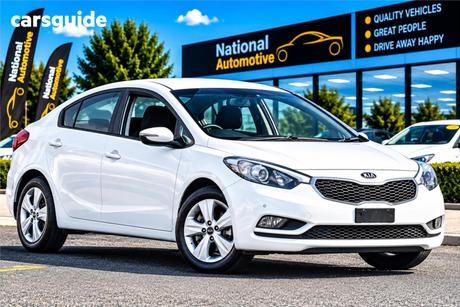White 2014 Kia Cerato Sedan S