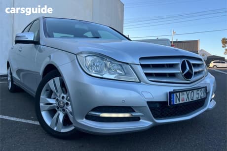 Silver 2013 Mercedes-Benz C200 Sedan Be