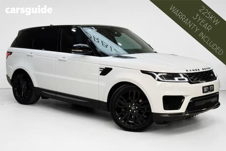 White 2018 Land Rover Range Rover Sport SUV SDV6 225KW SE 4X4