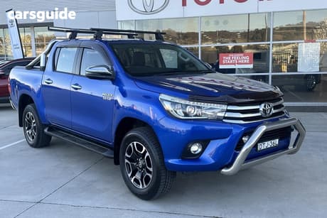 Blue 2017 Toyota Hilux Dual Cab Utility Sr5 (4X4)