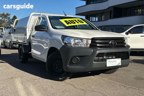 White 2020 Toyota Hilux Cab Chassis Workmate