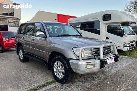 Grey 2003 Toyota Landcruiser Wagon Sahara (4X4)