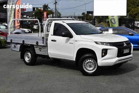 White 2021 Mitsubishi Triton Cab Chassis Glx (4X2)