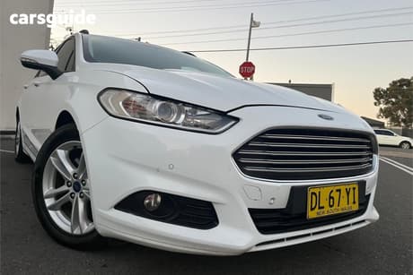 White 2016 Ford Mondeo Wagon Ambiente Tdci