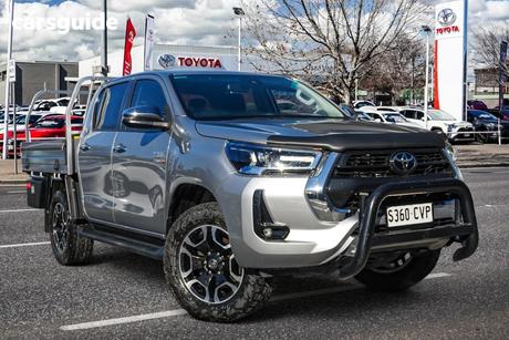 Silver 2023 Toyota Hilux Double Cab Chassis Sr5 (4X4)