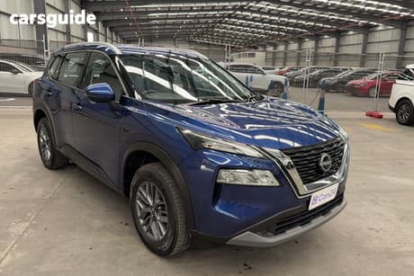 Blue 2024 Nissan X-Trail Wagon St (4Wd) 7 Seat