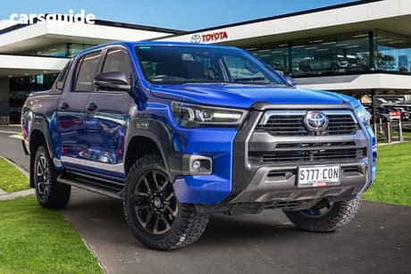 Blue 2022 Toyota Hilux Double Cab Pick Up Rogue (4X4)
