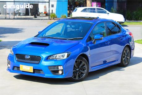 Blue 2014 Subaru WRX Sedan Premium (Awd)