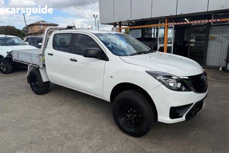 White 2019 Mazda BT-50 Dual Cab Chassis Xt (4X4) (5Yr)