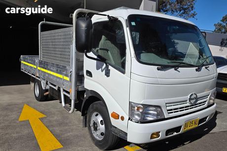 White 2008 Hino 300 SERIES OtherCar TRAY TOP