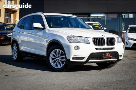 White 2013 BMW X3 Wagon Xdrive 20D