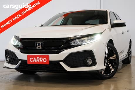 White 2019 Honda Civic Hatchback Rs