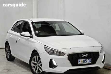 White 2018 Hyundai I30 Hatchback Active