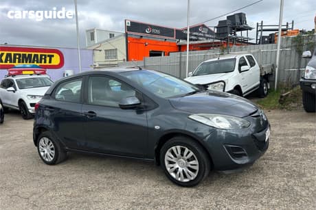 Grey 2010 Mazda 2 Hatchback Neo