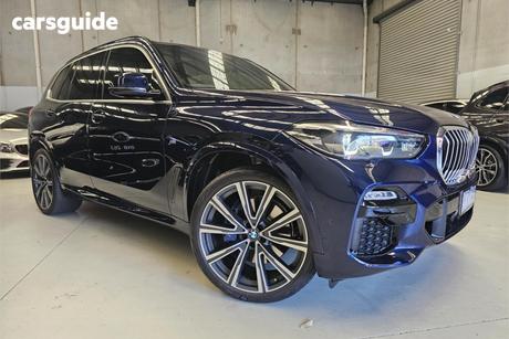 Blue 2021 BMW X5 Wagon Xdrive40I M Sport