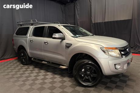 Silver 2014 Ford Ranger Dual Cab Utility Xlt 3.2 (4X4)