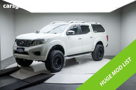 White 2015 Nissan Navara Dual Cab Utility St-X (4X4)