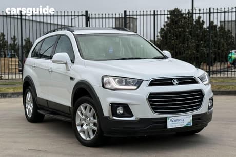 White 2016 Holden Captiva Wagon Active 7 Seater