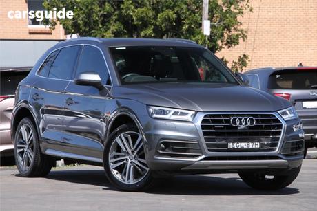 Grey 2019 Audi Q5 Wagon 40 Tdi Quattro Sport