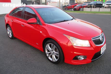 Red 2014 Holden Cruze Sedan Sri V