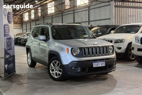 Silver 2017 Jeep Renegade Wagon Longitude