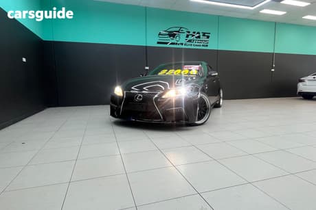 Black 2008 Lexus IS Sedan 5.0 V8 — 311 KW -8-SPEED