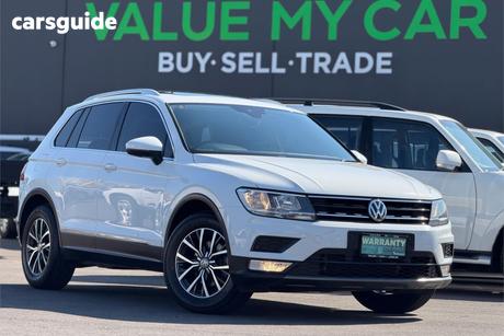 White 2017 Volkswagen Tiguan Wagon 110 Tsi Comfortline