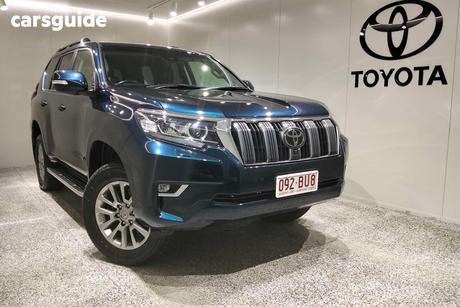 Blue 2021 Toyota Landcruiser Prado Wagon Vx