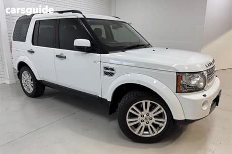 White 2013 Land Rover Discovery 4 Wagon 3.0 Tdv6