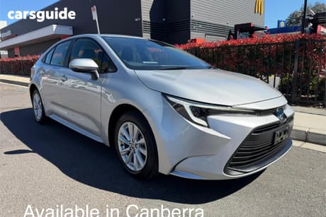 Silver 2024 Toyota Corolla Sedan Ascent Sport Hybrid
