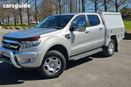 Silver 2017 Ford Ranger Dual Cab Utility Xlt 3.2 (4X4)