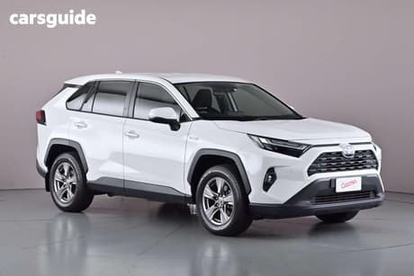 White 2022 Toyota RAV4 Wagon Gx (Awd) Hybrid