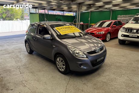 Grey 2012 Hyundai I20 Hatchback Active
