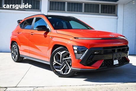 Orange 2026 Hyundai Kona Wagon Hybrid Premium N Line