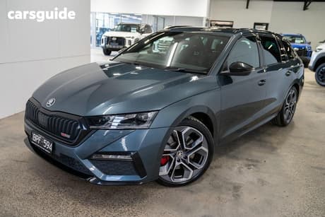 Grey 2021 Skoda Octavia Wagon Rs