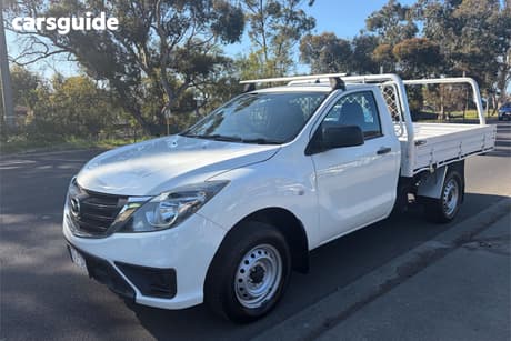 White 2018 Mazda BT-50 Cab Chassis Xt (4X2)