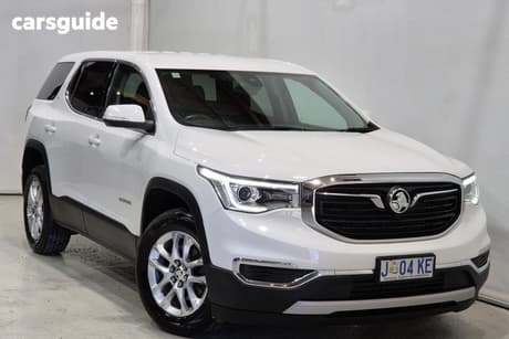 White 2018 Holden Acadia Wagon Lt (2Wd)