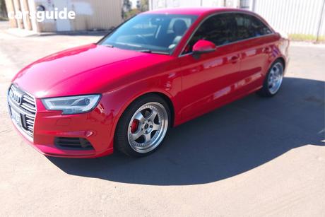 Red 2016 Audi A3 Sedan 1.4 TFSI COD